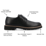 Vance Co. Martin Plain Toe Derby — US 12 — Size black — Width Regular — Detail View