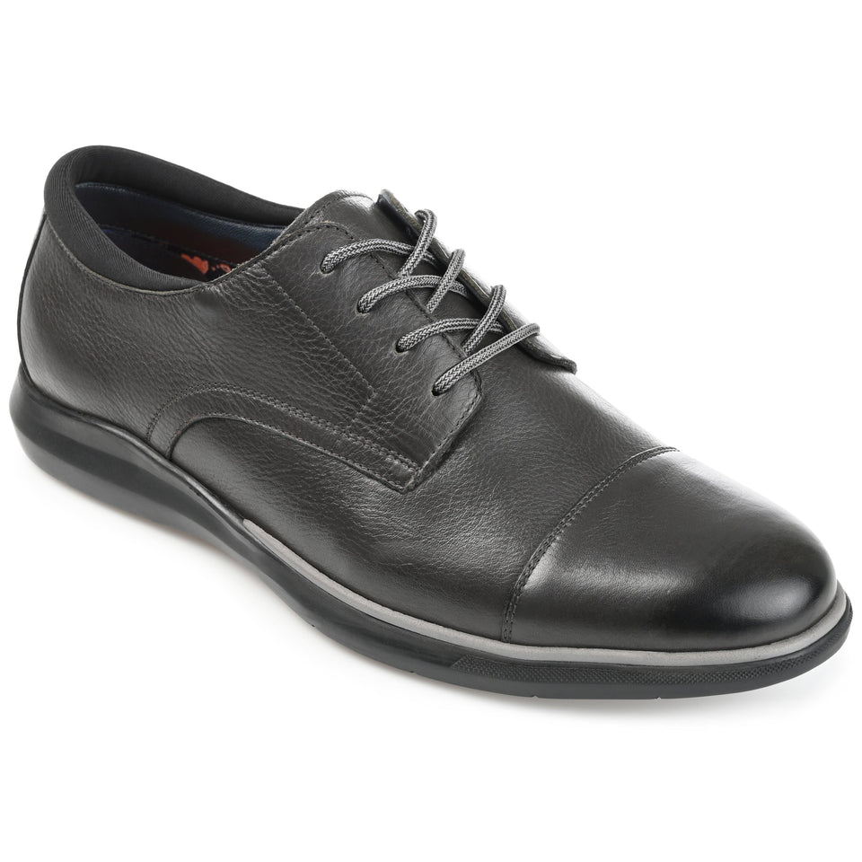 Thomas & Vine Felton Cap Toe Derby — US 8 — Size taupe — Width Regular — Lifestyle View
