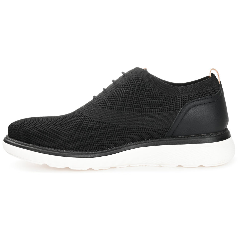 Vance Co. Lamont Knit Casual Dress Shoe — US 8 — Size black — Width Regular — Side View