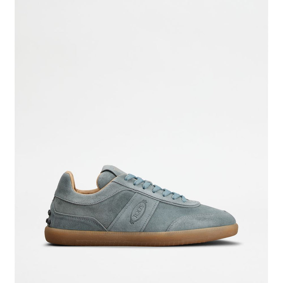 Tod's Tabs Sneakers in Suede — UK 9 — Size grey — Front View