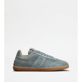 Tod's Tabs Sneakers in Suede — UK 9 — Size grey — Front View