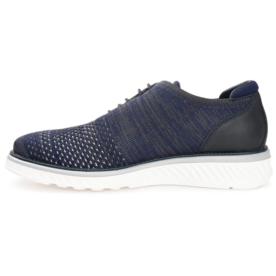 Vance Co. Marlon Knit Casual Dress Shoe — US 11 — Size navy — Width Regular — Side View