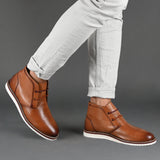 Thomas & Vine Keegan Wide Width Plain Toe Chukka Boot — US 11.5 — Size taupe — Width Wide — Lifestyle View