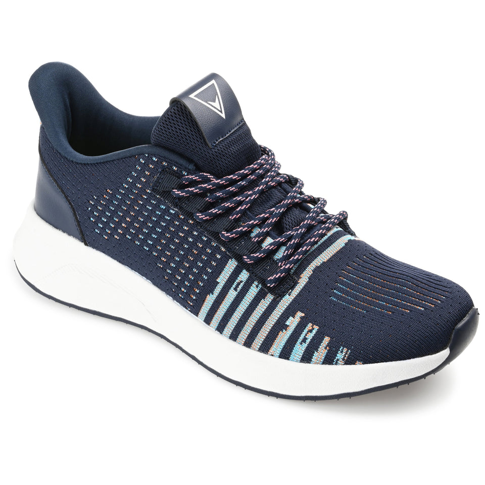 Vance Co. Brewer Knit Athleisure Sneaker — US 9.5 — Size white — Width Regular — Lifestyle View