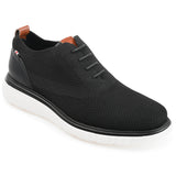 Vance Co. Lamont Knit Casual Dress Shoe — US 8 — Size black — Width Regular — Front View