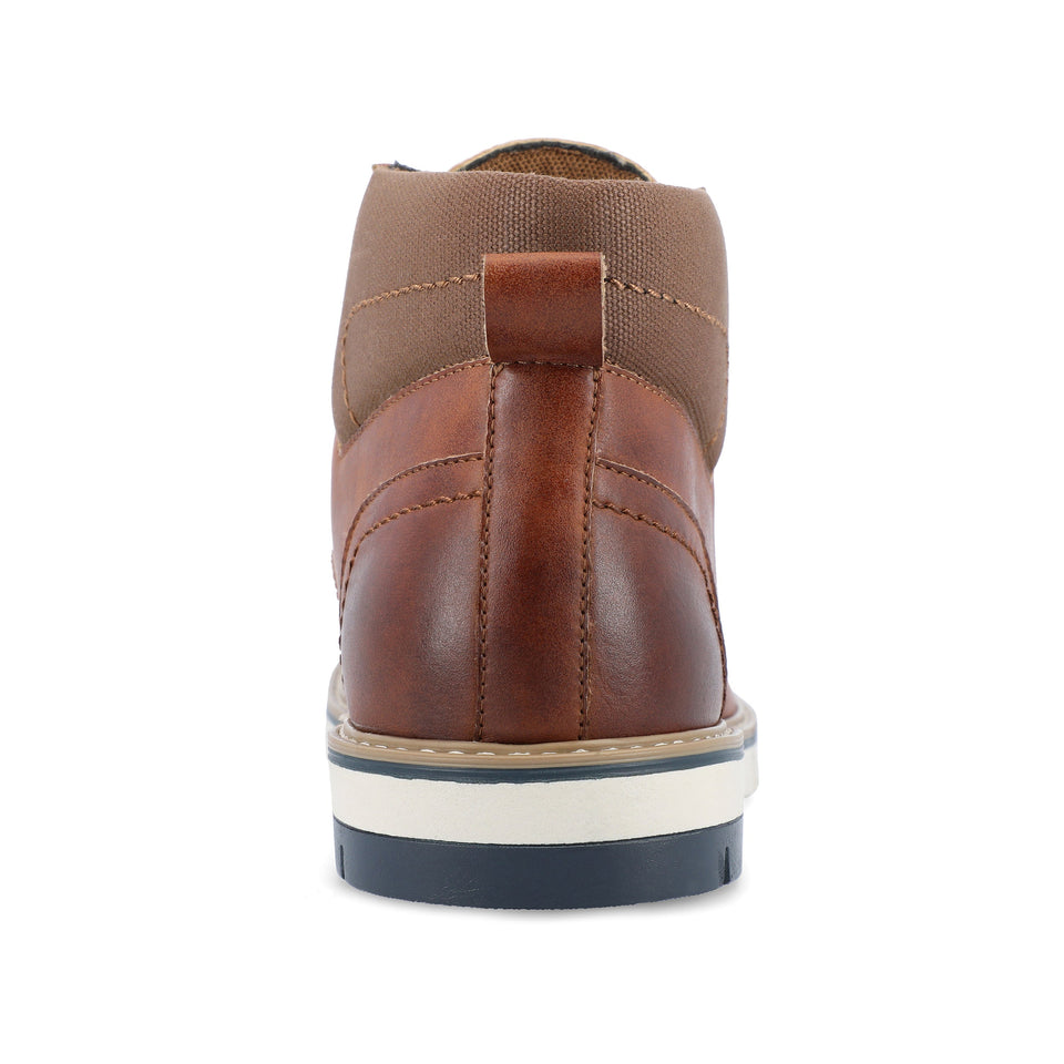 Vance Co. Dalvin Lace-up Ankle Boot — US 8 — Size brown — Width Regular — Back View