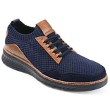 Vance Co. Julius Knit Casual Dress Shoe — US 10 — Size navy — Width Regular — Front View