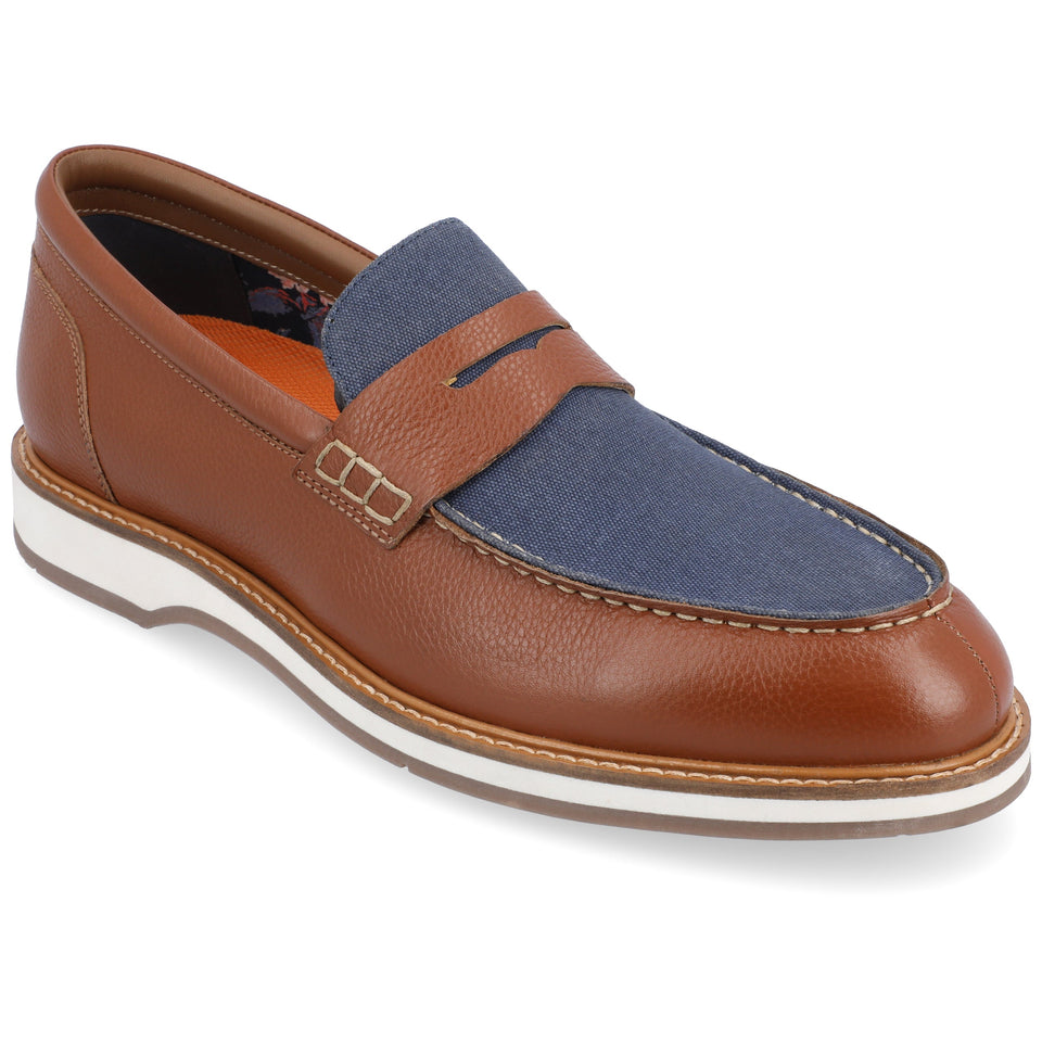Thomas & Vine Kaufman Moc Toe Penny Loafer — US 10 — Size black — Width Regular — Alternate View 7