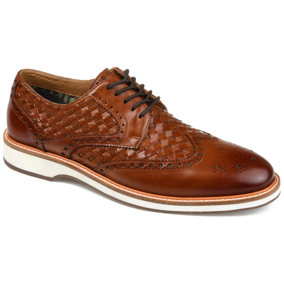 Thomas & Vine Radcliff Woven Wingtip Derby — US 10.5 — Size brown — Width Regular — Alternate View 14