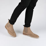 Vance Co. Thorpe Wingtip Chelsea Boot — US 9.5 — Size taupe — Width Regular — Lifestyle View