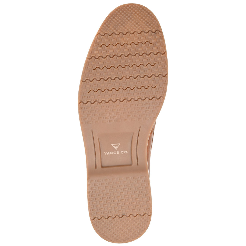Vance Co. Harrison Slip-on Casual Loafer — US 13 — Size cognac — Width Regular — Top View