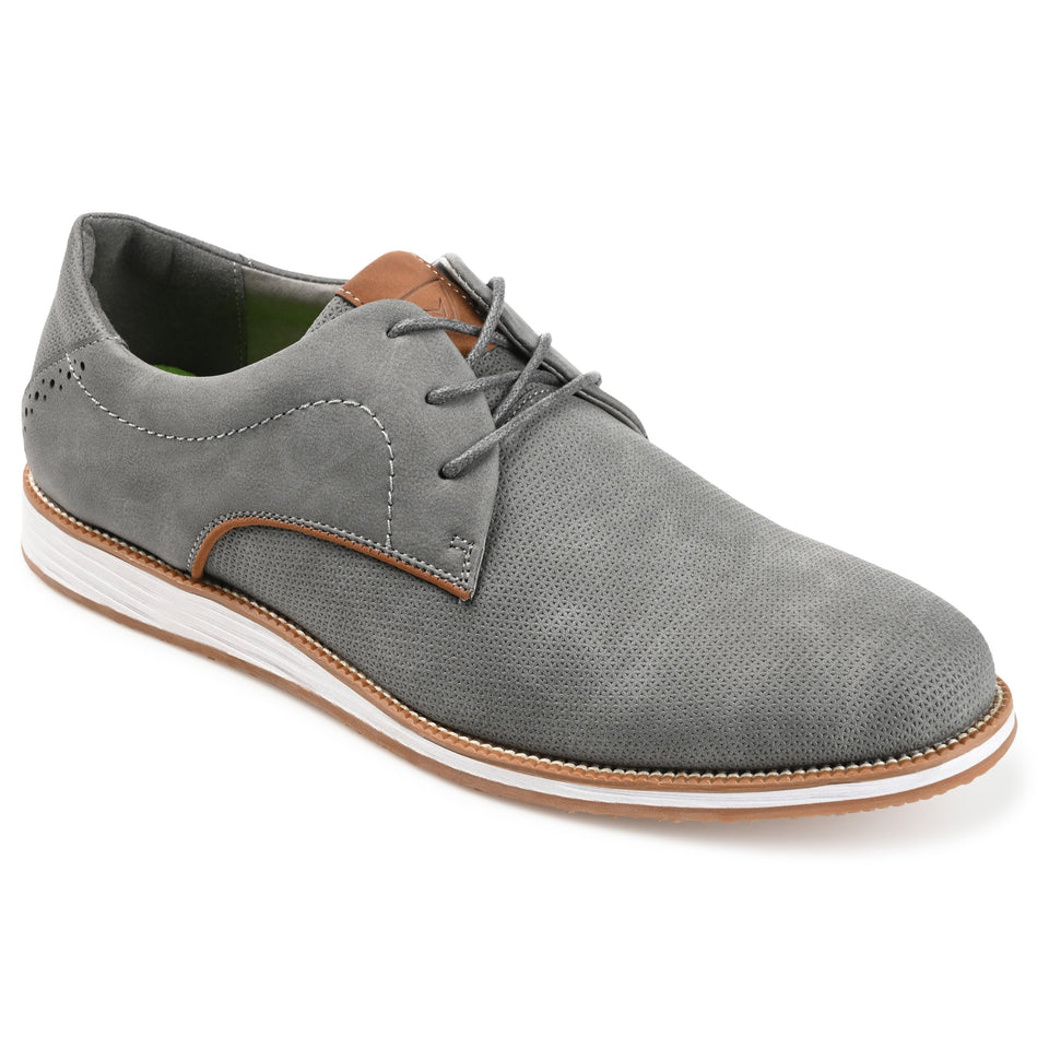 Vance Co. Blaine Embossed Casual Dress Shoe — US 10.5 — Size tan — Width Regular — Lifestyle View