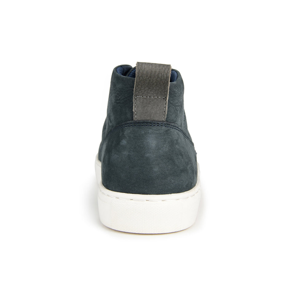 Territory Rove Casual Leather Sneaker Boot — US 8 — Size blue — Back View