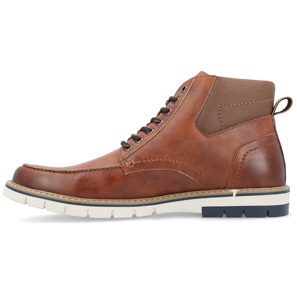 Vance Co. Dalvin Lace-up Ankle Boot — US 8 — Size brown — Width Regular — Side View
