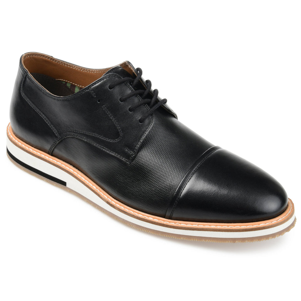 Thomas & Vine Hartley Cap Toe Derby — US 11 — Size black — Front View