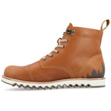 Territory Zion Water Resistant Wide Width Lace-Up Boot — US 13 — Size chestnut — Width Wide — Side View