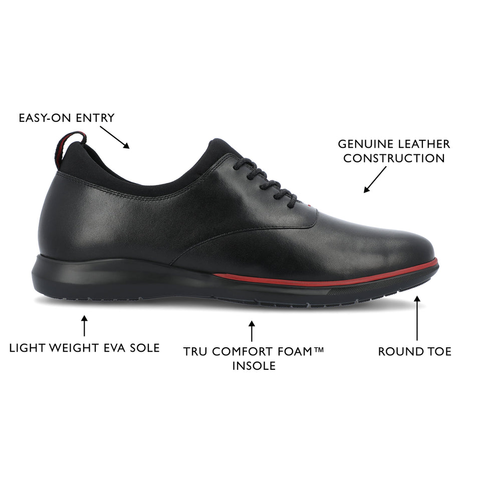 Thomas & Vine Hyde Hybrid Dress Shoe — US 9 — Size black — Width Regular — Detail View