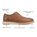 Vance Patrick Hybrid Oxford — US 8.5 — Size tan — Width Regular — Detail View