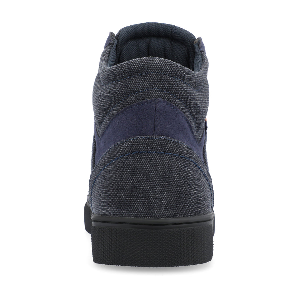 Vance Co. Justin High Top Sneaker — US 8.5 — Size navy — Width Regular — Back View