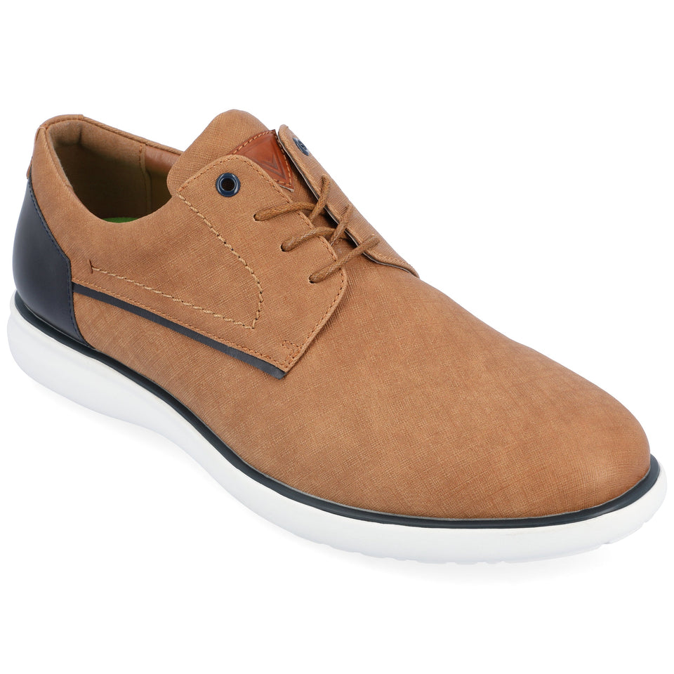 Vance Co. Kirkwell Lace-up Casual Derby — US 9 — Size tan — Width Regular — Front View