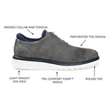 Vance Co. Demar Casual Dress Shoe — US 8.5 — Size grey — Width Regular — Top View