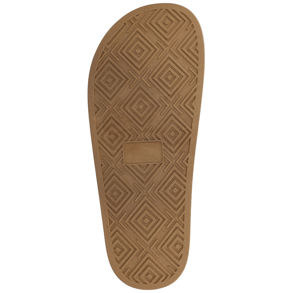 Vance Orlando Comfort Adjustable Strap Slide-in Sandal — US 11 — Size chestnut — Width Regular — Detail View