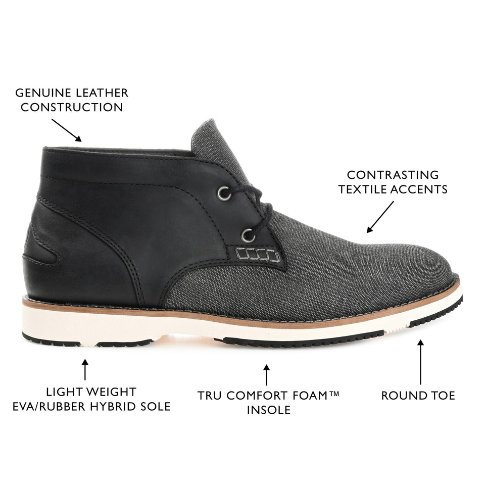 Thomas & Vine Theo Chukka Boot — US 11.5 — Size black — Width Regular — Detail View