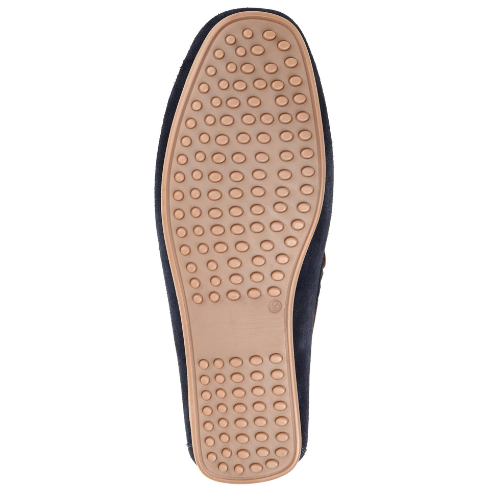 Thomas & Vine Sadler Moccasin Loafer — US 11 — Size navy — Width Regular — Top View