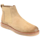 Thomas & Vine Cedric Plain Toe Chelsea Boot — US 9 — Size tan — Width Regular — Front View