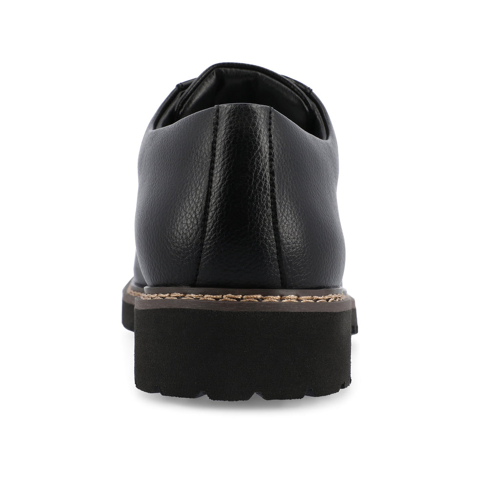Vance Co. Martin Plain Toe Derby — US 12 — Size black — Width Regular — Back View