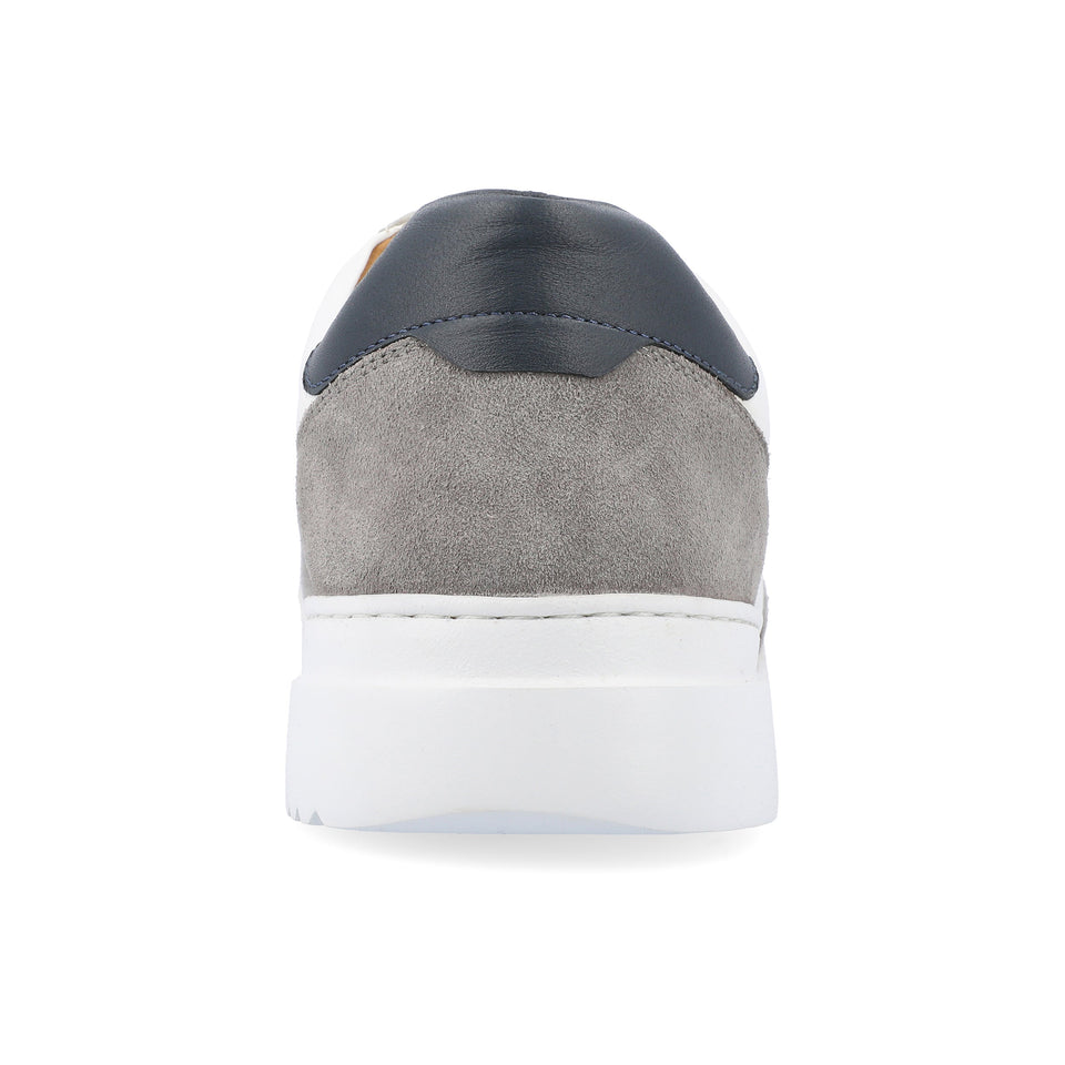 Thomas & Vine Roderick Casual Leather Sneaker — US 11.5 — Size grey — Width Regular — Back View