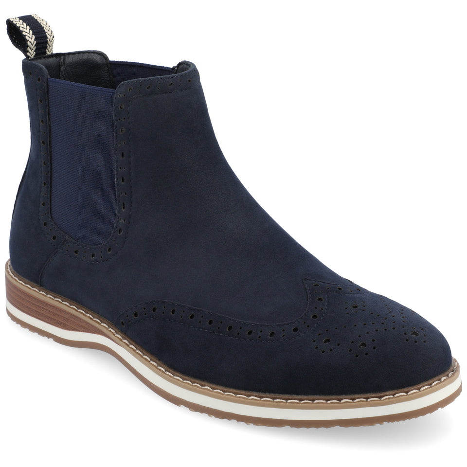 Vance Co. Thorpe Wingtip Chelsea Boot — US 9.5 — Size taupe — Width Regular — Alternate View 10