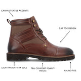 Thomas & Vine Feron Cap Toe Ankle Boot — US 9 — Size brown — Width Regular — Detail View